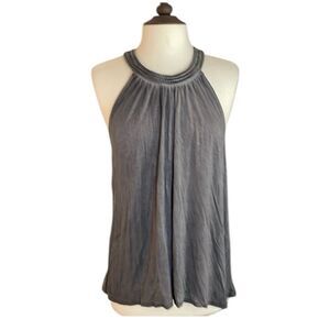 Cable & Gauge grey high neck sleeveless house | size M